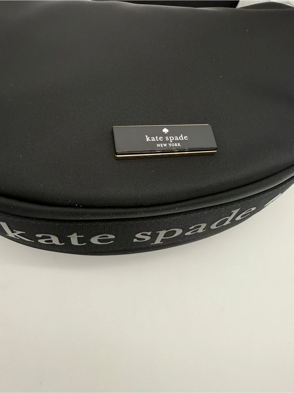 Kate Spade Carter Nylon Medium Sling Bag Black